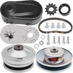 Torque Converter 4-7HP Go Kart Clutch 1Inch Replaces Comet TAV2 Manco 10T 40 or 41 and 12T 35 Chain Drive Belt (1" 10T "