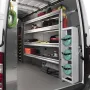 Kølemiddelstangstativ, med 3 x 30-50 lb flaskebeholdere