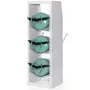 Refrigerant Tank Rack, with 3 x 30-50lb Bottle Tanks, Cylinder Tank Rack 14.64x13.97x46.06 in, Refrigerant Cylinder Rack Gas Cyl