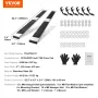 Running Boards, 6" Step Bars Compatible with 2015-2023 Ford F150-Crew Cab/2017-2023 Ford F-250 F-350 Super Duty Crew Cab, 201 St