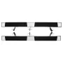 Running Boards, 6" Step Bars Compatible with 2015-2023 Ford F150-Crew Cab/2017-2023 Ford F-250 F-350 Super Duty Crew Cab, 201 St
