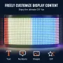 38x10cm Programmerbart LED -skilt Rulning Display Board P5 Fuld