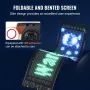Programmable LED Sign, P5 Full Color LED Scrolling Panel, DIY Custom Text Animation Pattern Display Board, Bluetooth APP Control