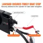 Boat Throttle Control, 881170A15 Side-Mounted Outboard Remote Control Box for Mercury PT 2-Stroke, Marine Throttle Control Box w