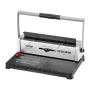 Coil Spiral Binding Machine, Manual Book Maker 34-Holes Binding 120 Sheets, Punch Binder with Adjustable 3/16" - 9/16" Coil Bind