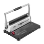 Coil Spiral Binding Machine, Manual Book Maker 34-Holes Binding 120 Sheets, Punch Binder with Adjustable 3/16" - 9/16" Coil Bind
