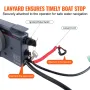 Boat Throttle Control, 703-48205-16 Side-Mounted Outboard Remote Control Box for Yamaha 4-Stroke, Marine Throttle Control Box wi