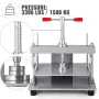 Manual Paper Press Machine, 12x8.6 inch for A4 Sized Papers Flatting Machine, 10cm Thickness Steel Frame Manual Flat Paper Press