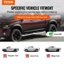 Running Boards, 6" Step Bars Compatible with 2009-2018 Dodge Ram 1500/2010-2023 Ram 2500/3500 (Includes 2019-2023 Classic) Crew 