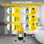 Drain Auger Ø20-100mm 400W Pipe Dredger Pipeline Unblocker Snake Cleaner Portable Tool for Toilet