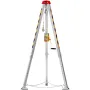 Confined Space Tripod Kit, 544 kg Winch, Confined Space Tripod 2.13 m Legs and 30 m Cable, Confined Space Rescue Tripod 10 m Fal