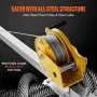 Confined Space Tripod Kit, 816.4 kg Winch, Confined Space Tripod 2.13 m Legs and 30 m Cable, Confined Space Rescue Tripod 10 m F