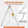 Concined Space Tripod Kit, 1800 lbs vinsj, begrænset rumstativ