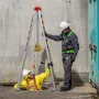 Confined Space Tripod Kit, 816.4 kg Winch, Confined Space Tripod 2.13 m Legs and 30 m Cable, Confined Space Rescue Tripod 10 m F