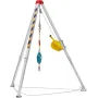 Confined Space Tripod Kit, 816.4 kg Winch, Confined Space Tripod 2.13 m Legs and 30 m Cable, Confined Space Rescue Tripod 10 m F
