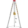 Confined Space Tripod Kit, 816.4 kg Winch, Confined Space Tripod 2.13 m Legs and 30 m Cable, Confined Space Rescue Tripod 10 m F