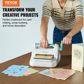 Manuel die skæreprægningsmaskine 6 "Åbning til kunsthåndværk Scrapbooking