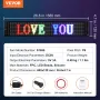 68x12cm Programmerbart LED -skilt Rulning Display Board P6 Fuld