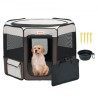 Foldable Pet Playpen, 36 inch Portable Dog Playpen, Crate Kennel for Puppy, Dog, Cat, Premium Waterproof 600D Oxford Cloth,