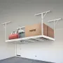 Overhead Garage Storage Rack, 48x96 inch Garage Ceiling Storage Racks, Heavy Duty Adjustable Cold Rolled Steel Racks for Garage 
