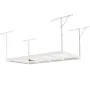 Overhead Garage Storage Rack, 48x96 inch Garage Ceiling Storage Racks, Heavy Duty Adjustable Cold Rolled Steel Racks for Garage 
