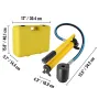 6 Die 10 Ton Hydraulic Knockout Punch 1.3 cm to 5.1 cm Hand Tool Cutter Driver Kit, Holesaw Set Cutter Tool Saw Electrical Condu