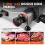 Kødskiver, 340W Electric Deli Food Slicer med 10 "SUS420