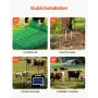 Electric Fence Netting, 0.88 x 49.98 m, PE Net Fencing with Posts & Double-Spiked Stakes, Utility Portable Mesh for Goats, Sheep