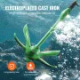 Kayak Anchor Kit, 3.5 lb Paddle Board Anchor Kit with 26.2 ft/8 m Rope and Buoy, Folding Small Boat Anchor with Storage Bag and 