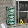 Kølemiddelstankstativ, med 3 x 30 kg flaskebeholdere
