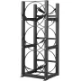 Refrigerant Tank Rack, with 3 x 30lbs Bottle Tanks, Cylinder Tank Rack 12.79x12.99x33.07 in, Refrigerant Cylinder Rack Gas Cylin