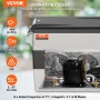 Car Refrigerator, 12 Volt Car Refrigerator Fridge, 52 L Dual Zone Portable Freezer, -4℉-50℉ Adjustable Range, 12/24V DC and 100-