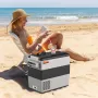 Car Refrigerator, 12 Volt Car Refrigerator Fridge, 52 L Dual Zone Portable Freezer, -4℉-50℉ Adjustable Range, 12/24V DC and 100-