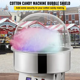 20,5 "Diameter Candy Floss Cover til Candy Floss Maker Machine 52 cm Dome Shield Cover of Commercial Candyfloss Machine Dome