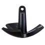 River Anchor, 30 Lbs Boat Anchor Cast Iron Black Vinyl-Coated