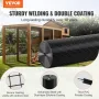 Hardware Cloth, 1220 x 15240 mm Galvanized Wire Mesh Roll, 19 Gauge Chicken Wire Fence Roll, Vinyl Coating Metal Wire Mesh for C