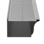 Gutter Guard, 127 mm Width, Aluminum Leaf Filter DIY Gutter Cover, 52 PCS 63.4 m Total Length, 4 mm Hole Diameter & 0.5 mm Thick