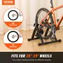 Bike Trainer Stand, Magnetic Stationary Bike Stand for 26"-29" Wheels, Noise Reduction Flywheel Motor, Protable Cycling for Indo