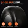 Lawn Mower Tires with Rim, 13x5-6" Tubeless Tractor Tires, 2-Pack Tire and Wheel Assembly, Flat-free PU Tires, 3.25"-5.9" Center