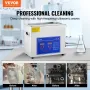 Ultrasonic Cleaner Machine, 6L Stainless Steel Ultrasonic Cleaning Machine, with Digital Heater Timer, Jewelry Cleaning for
