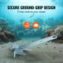 Fluke Style Anchor Kit, 8.5 LBS Hot-Dipped Galvanized Steel Fluke Anchor with 7.9' Chain, 75' Rope and Two 0.4" Shackles, Marine