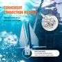 Fluke Style Anchor Kit, 8.5 LBS Hot-Dipped Galvanized Steel Fluke Anchor with 7.9' Chain, 75' Rope and Two 0.4" Shackles, Marine