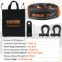 Off-road Recovery Kit, 3 "X 30 ', Heavy Duty Winch Recovery Kit