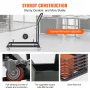 Foldestol Dolly, Iron Commercial Cart med 12 stole kapacitet