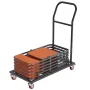 Foldestol Dolly, Iron Commercial Cart med 12 stole kapacitet