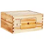 Bee Hive Deep Box Starter Kit, 100% bivoks coated naturlig