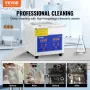 Professional Ultrasonic Cleaner, 0.3 L Ultrasonic Jewelry Cleaner with Digital Timer & Heater, Stainless Steel Industrial Sonic 