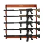 Pistolstativ 5-slot træ pistol rack vægmontering pistol display