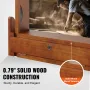 Gun Rack, Wood Gun Rack Wall Mount, Gun Display Rack holds 4 Rifles, Shotguns, 60 kg Heavy Duty Wall Storage Display Rifle Rack 