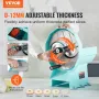 Manuel vegetabilsk frugtskiver, 0-0,5 "/0-12mm tykkelse